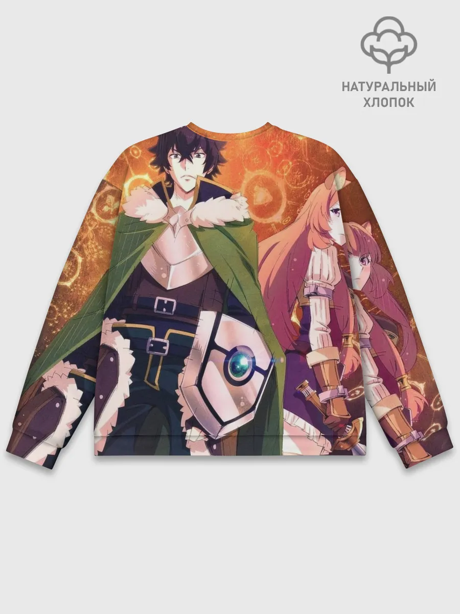 Мужской свитшот базовый / восхождение героя щита