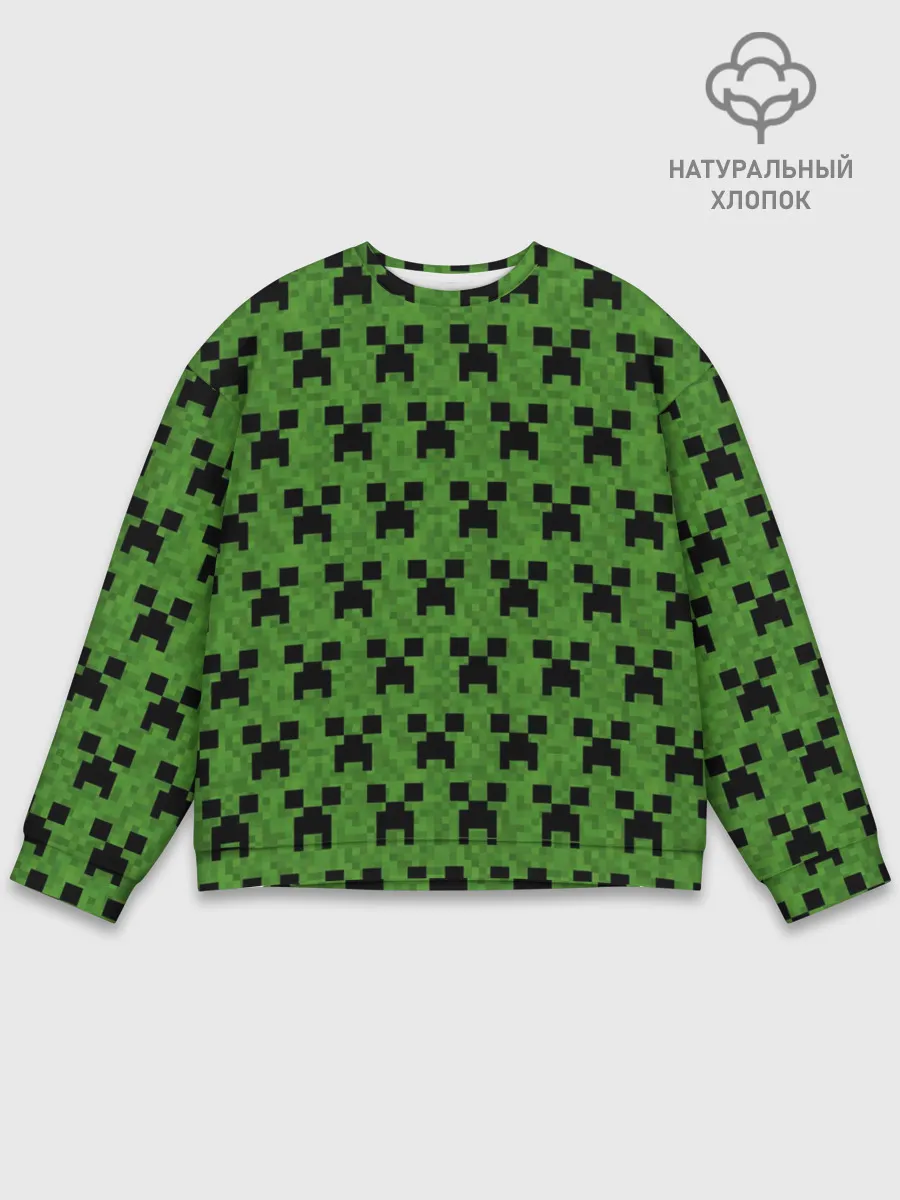 Мужской свитшот базовый / Minecraft