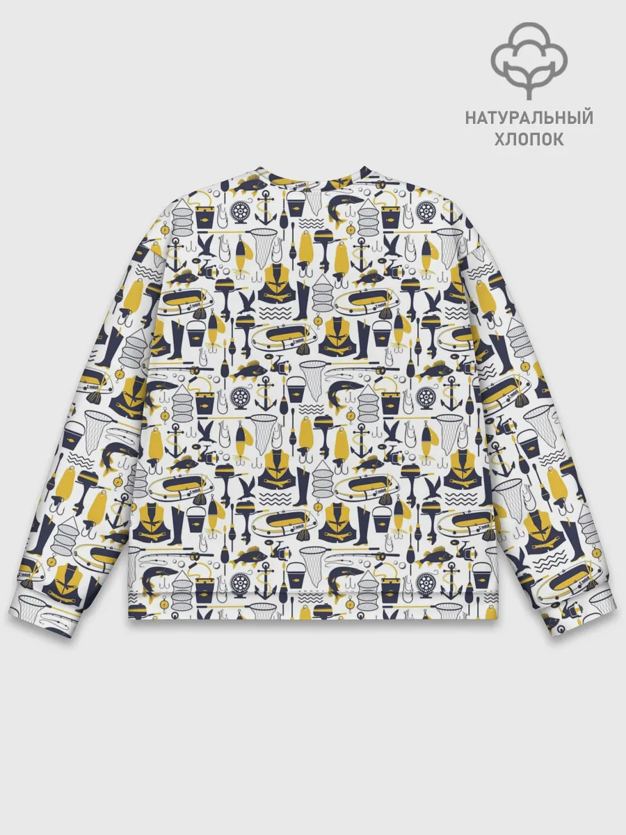 Мужской свитшот базовый / Мечта рыболова