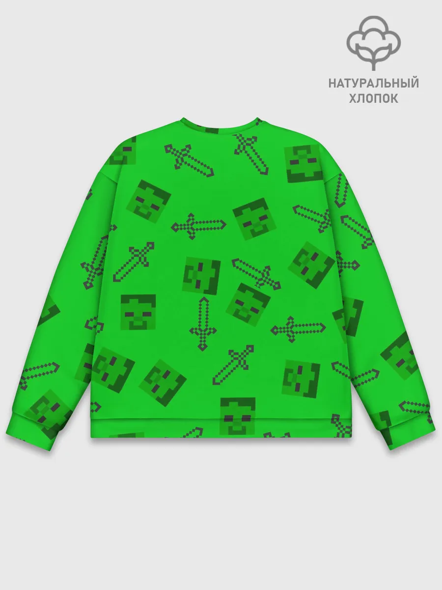 Мужской свитшот базовый / Minecraft