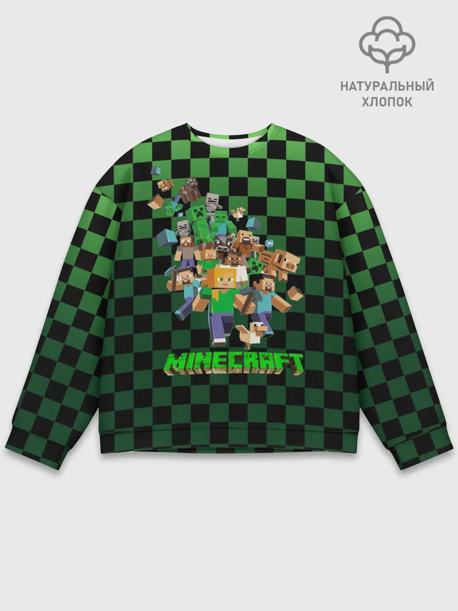 Мужской свитшот базовый / Minecraft