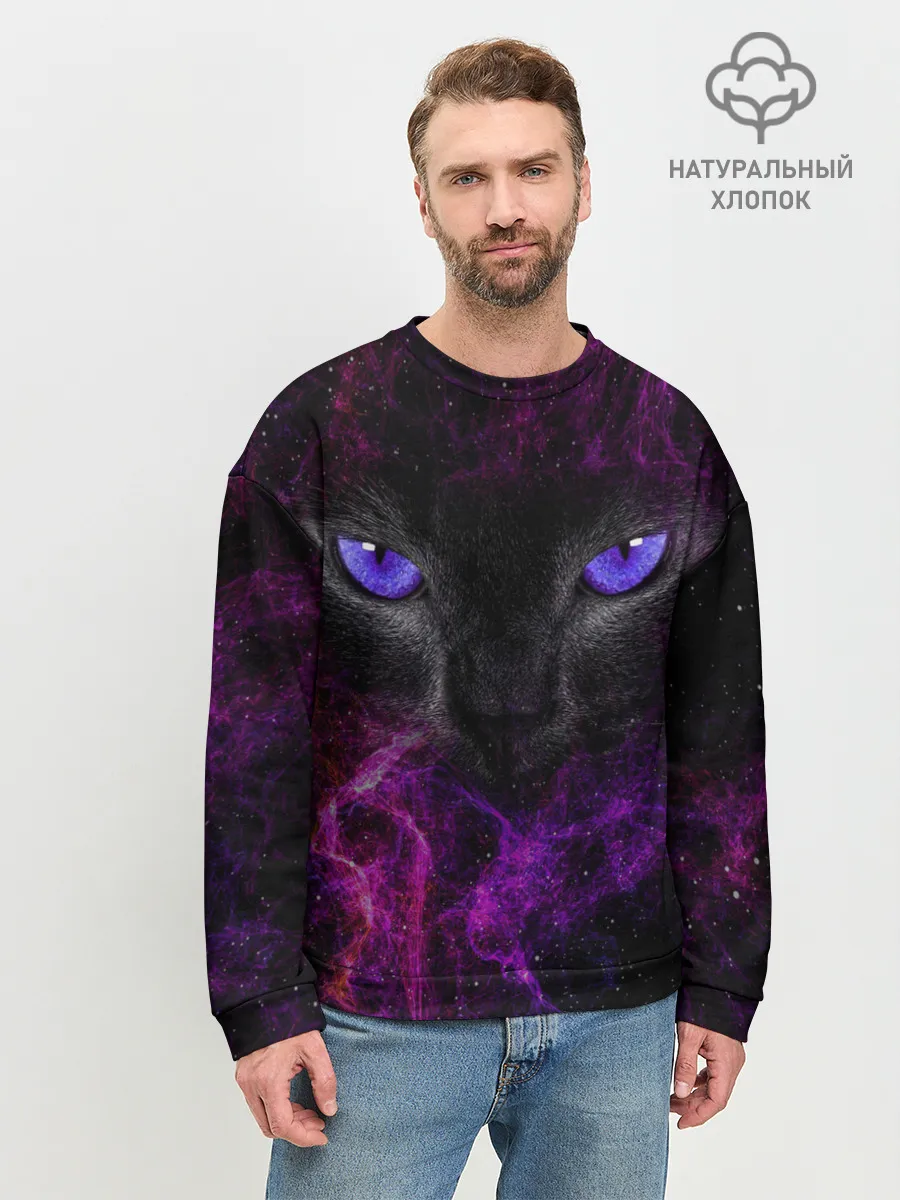 Мужской свитшот базовый / Кот