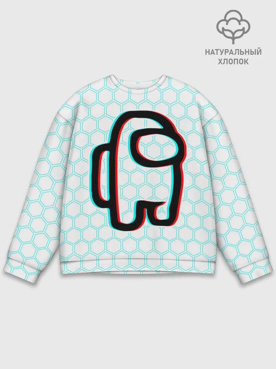 Мужской свитшот базовый / AMONG US / АМОНГ АС