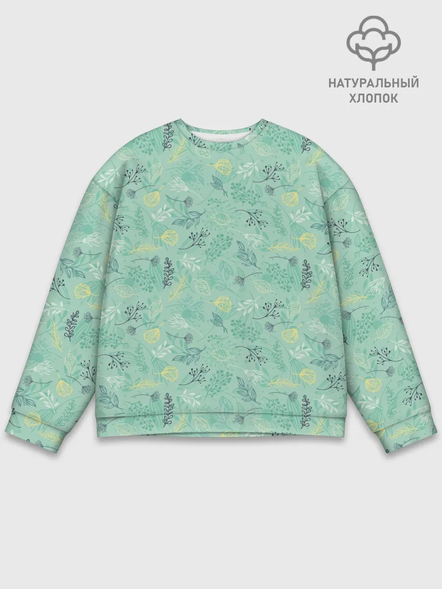 Мужской свитшот базовый / Гербарий