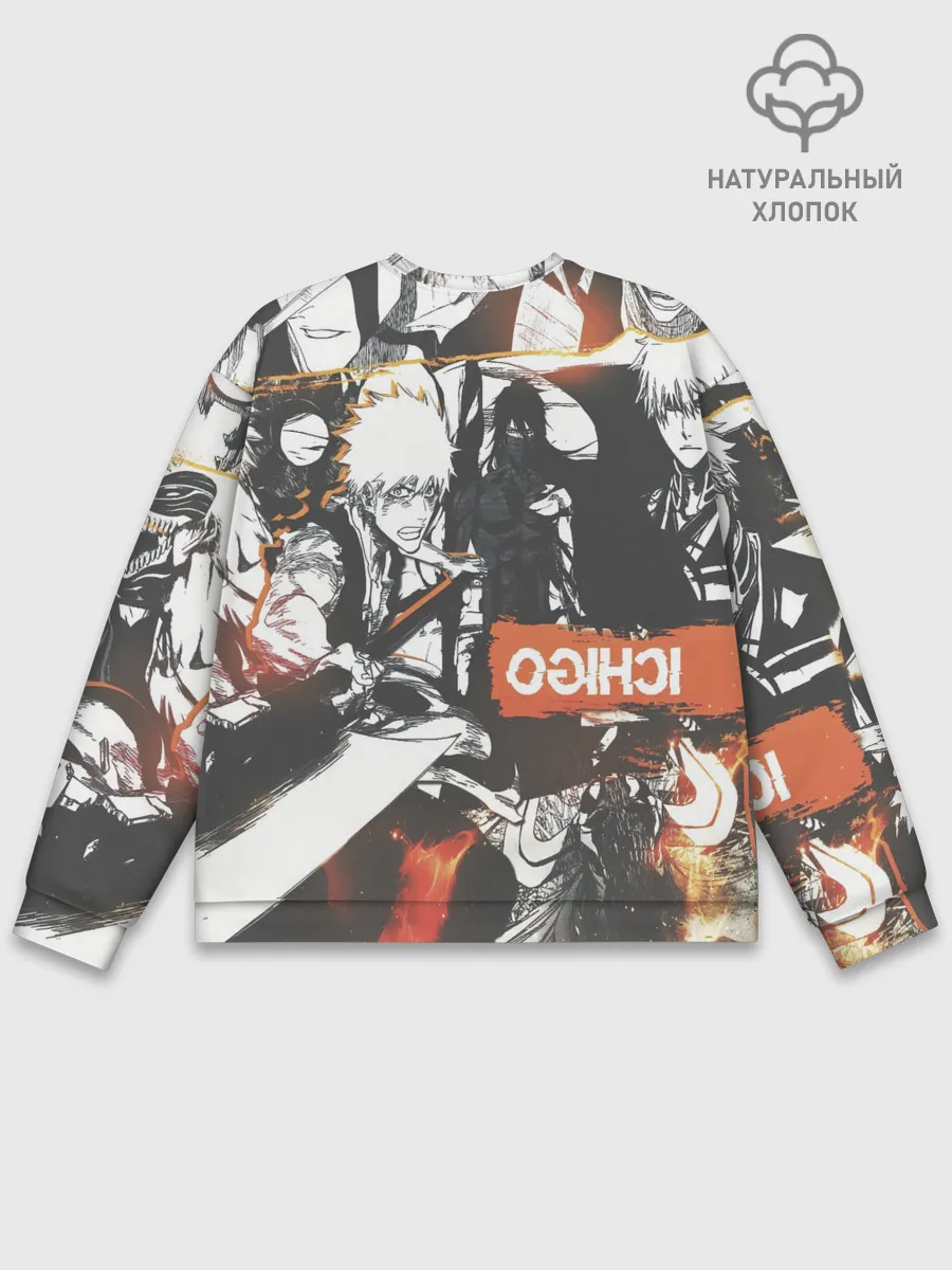 Мужской свитшот базовый / Bleach Блич Ичиго Курасаки