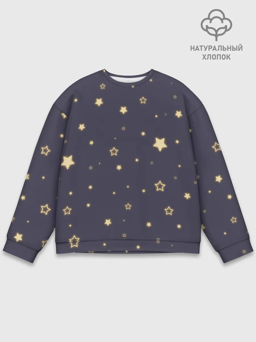 Мужской свитшот базовый / звезды