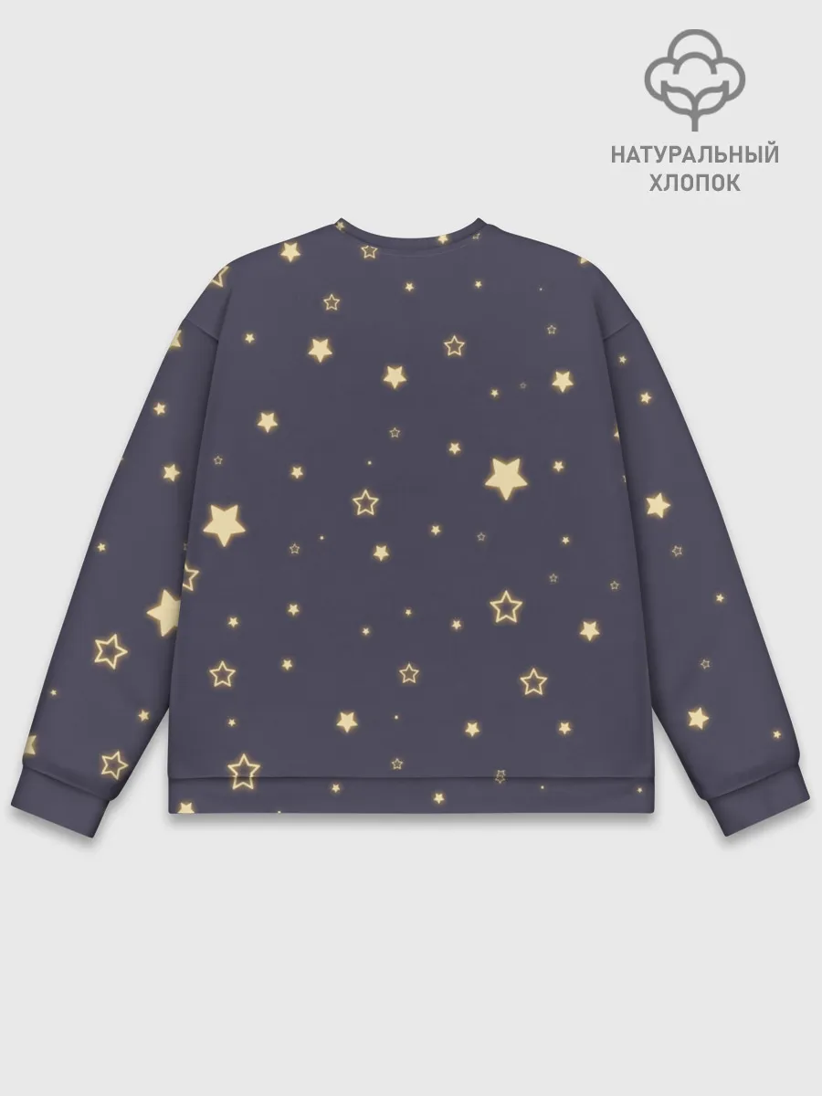 Мужской свитшот базовый / звезды