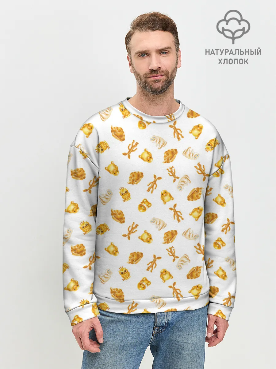 Мужской свитшот базовый / Baked Goods Kowalski Pattern