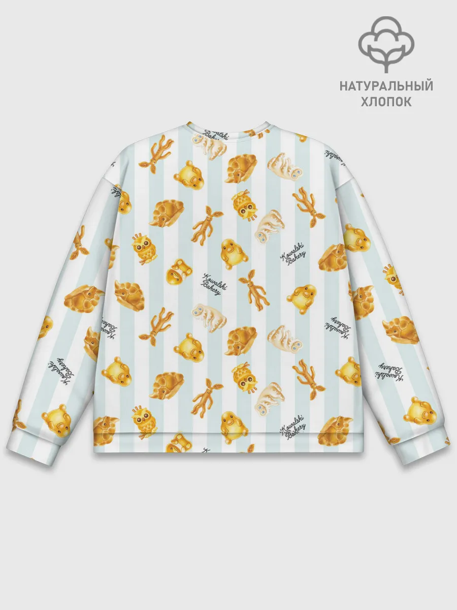 Мужской свитшот базовый / Baked Goods Pattern