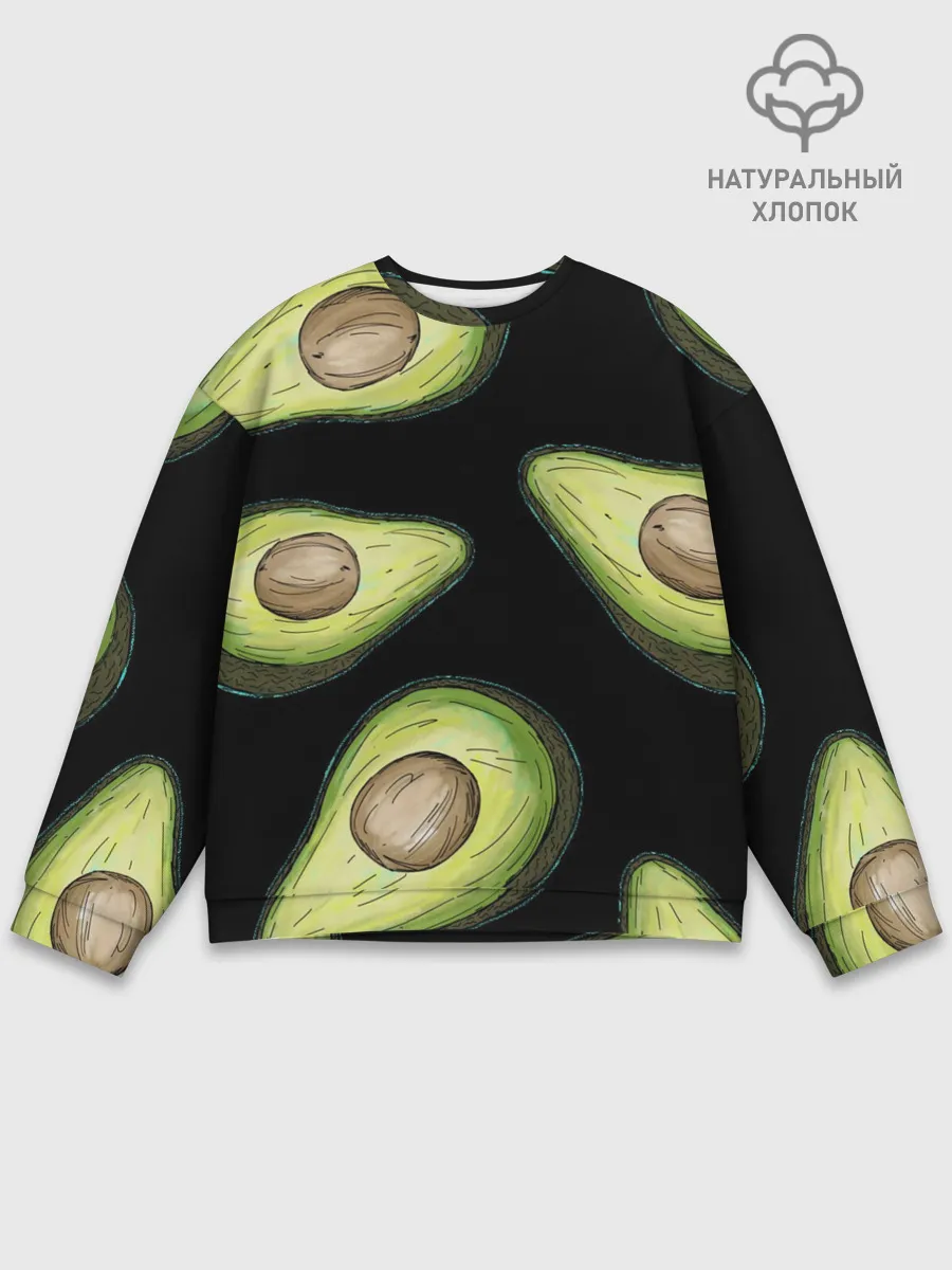 Мужской свитшот базовый / Авокадо