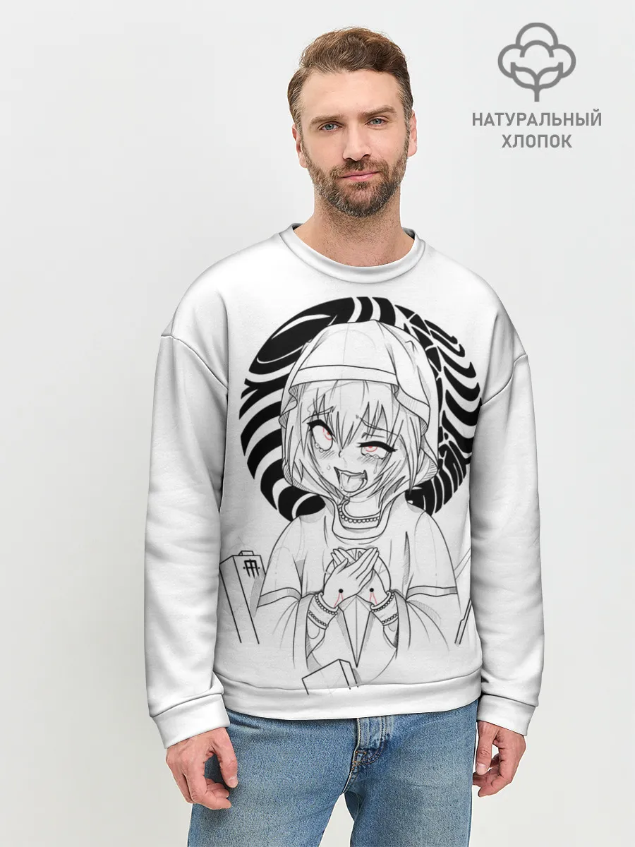 Мужской свитшот базовый / Ahegao