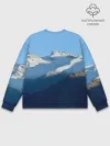 Мужской свитшот базовый / Снежные горы