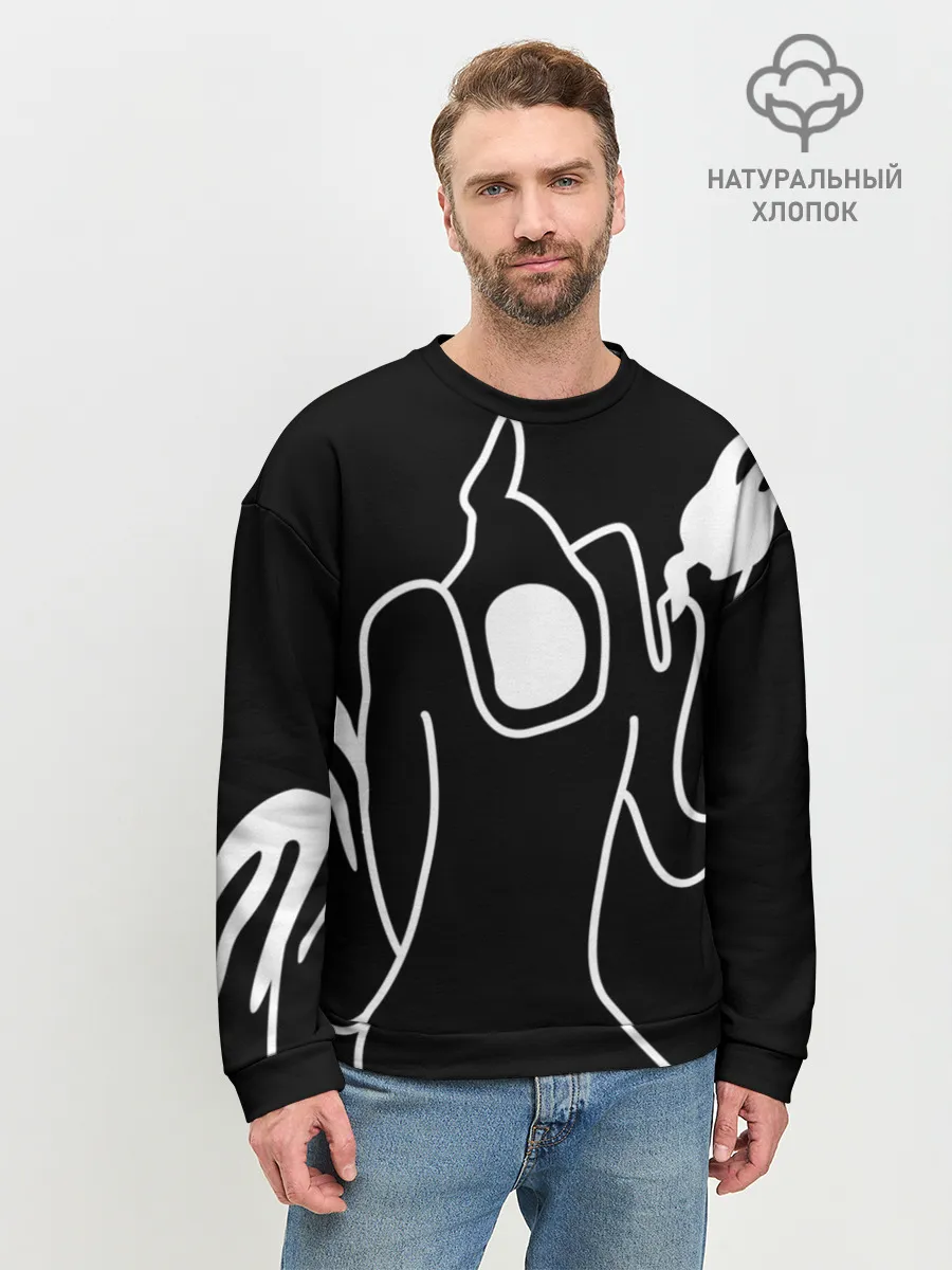 Мужской свитшот базовый / Haunted Family