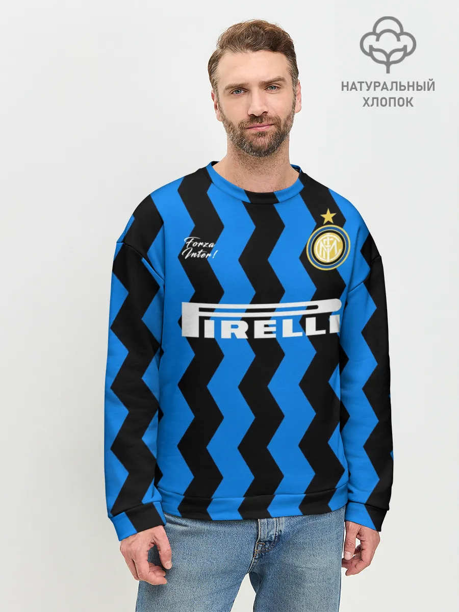 Мужской свитшот базовый / INTER домашняя 20/21