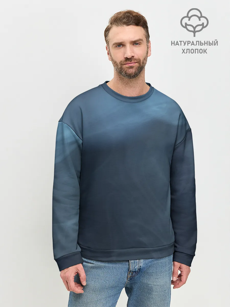 Мужской свитшот базовый / Дымчатый