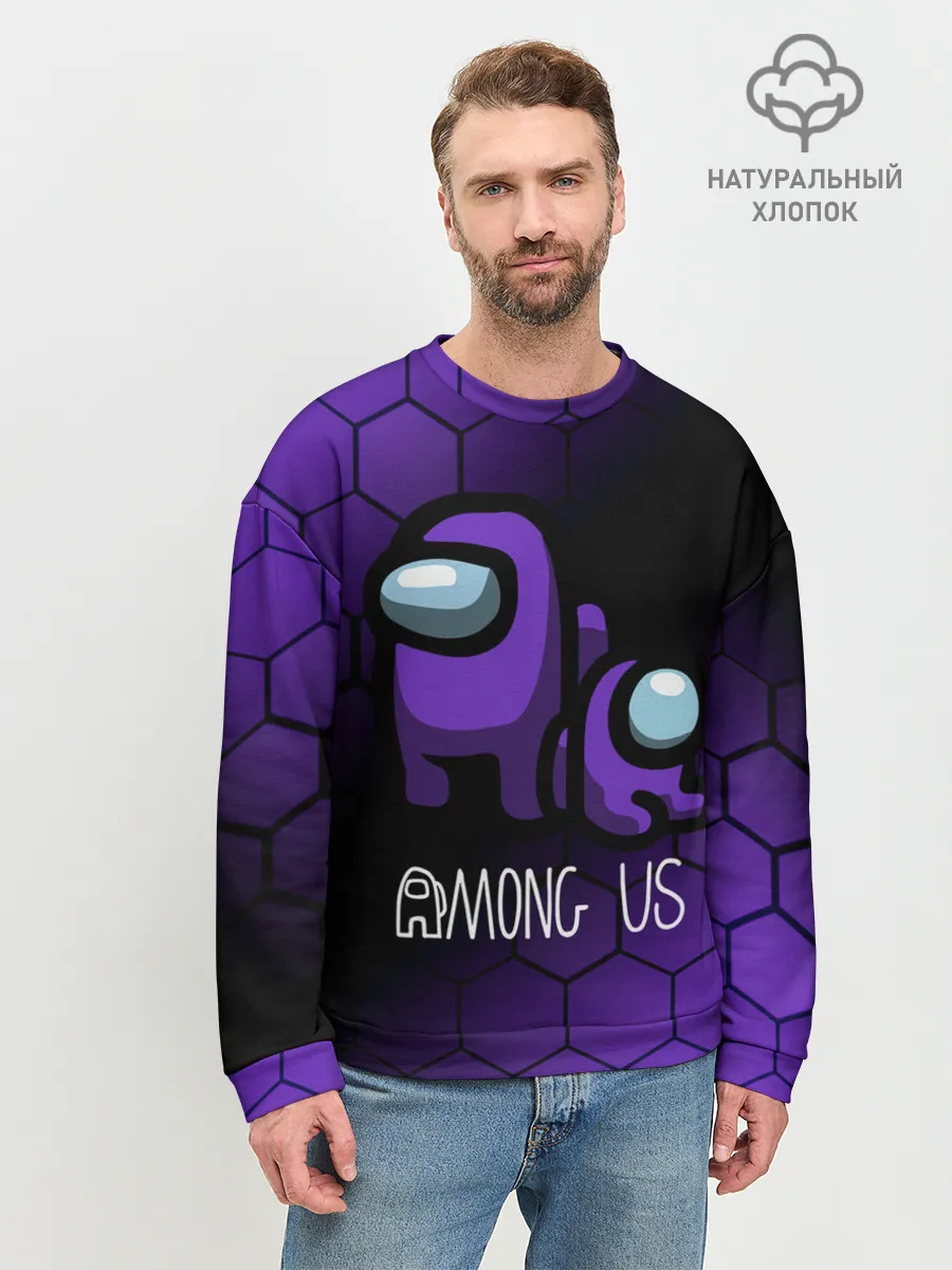 Мужской свитшот базовый / AMONG US - DARK