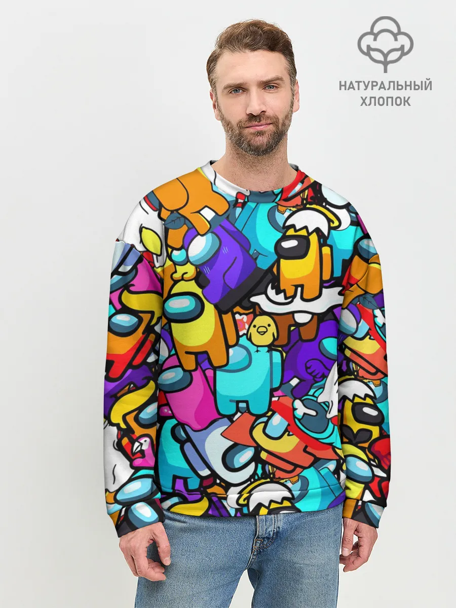 Мужской свитшот базовый / AMONG US
