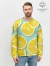 Мужской свитшот базовый / лимончики