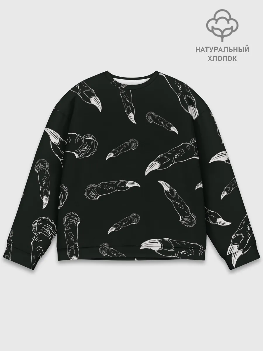 Мужской свитшот базовый / Jujutsi Kaisen Sukuna - Пальцы