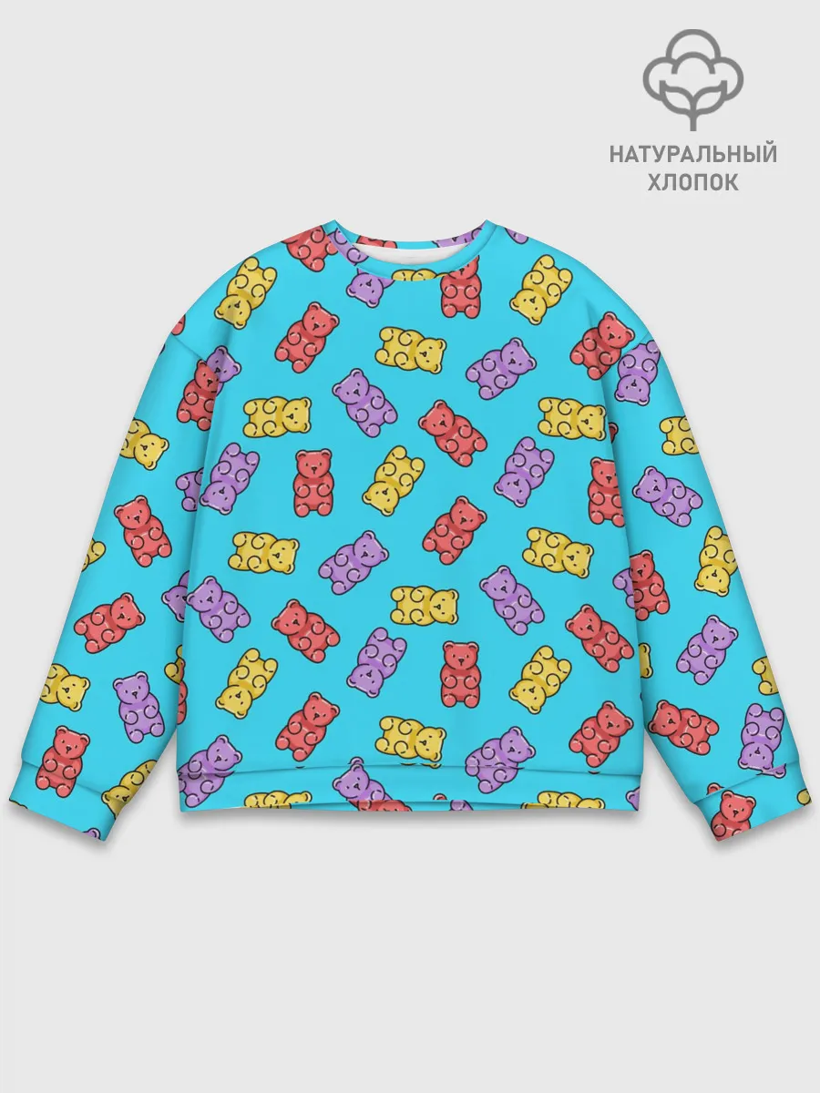 Мужской свитшот базовый / Мармеладные мишки