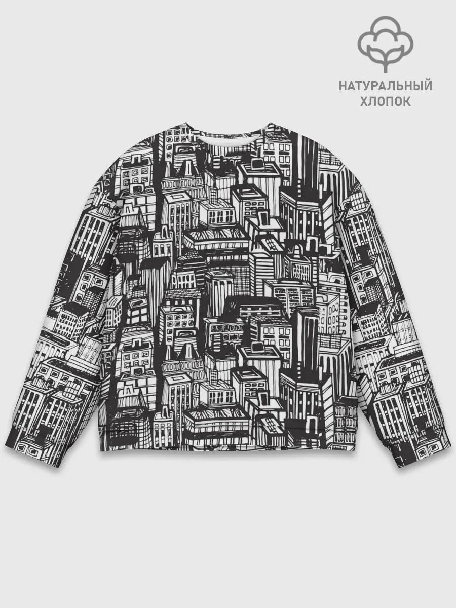 Мужской свитшот базовый / Бесконечный город