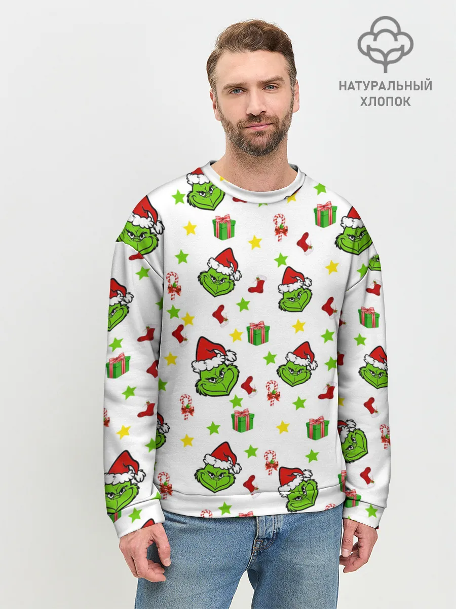 Мужской свитшот базовый / Гринч