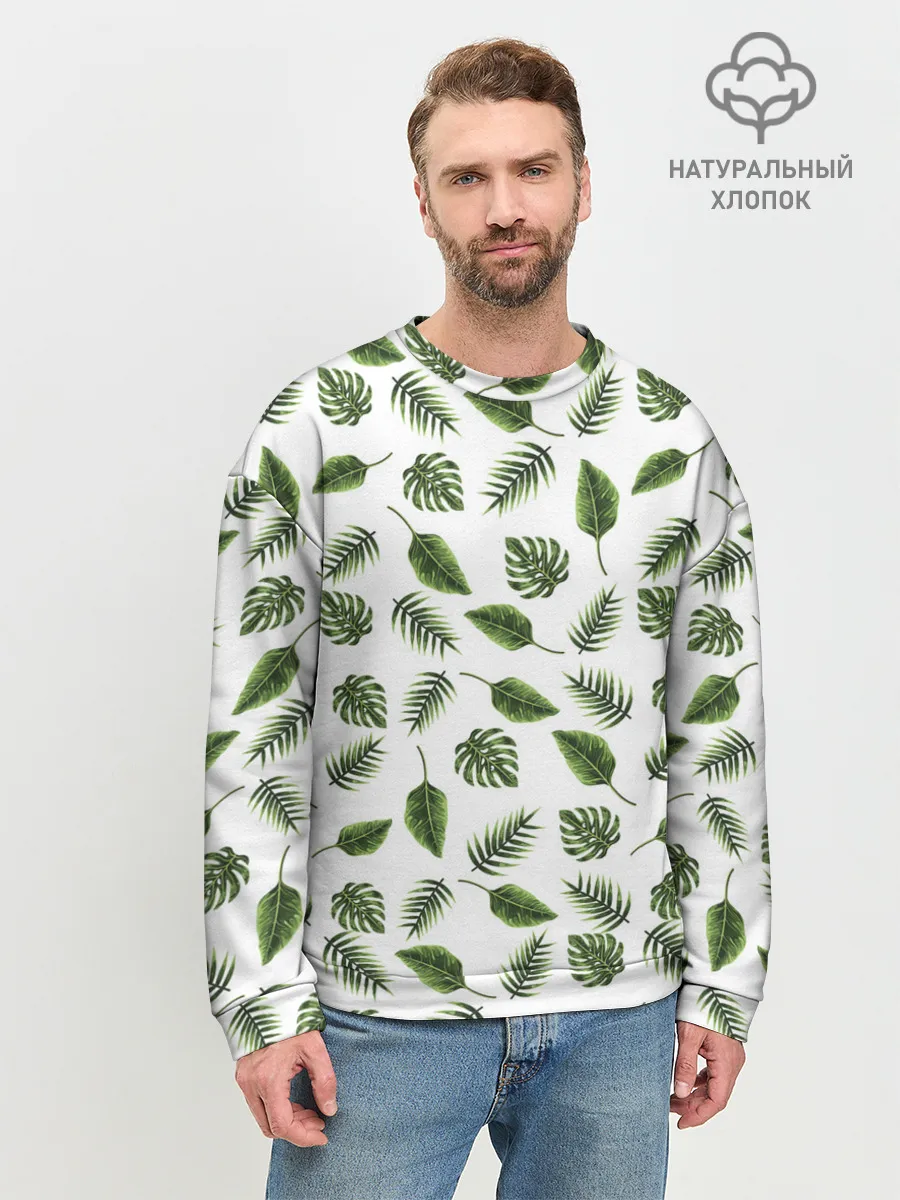 Мужской свитшот базовый / папоротник
