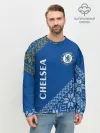 Мужской свитшот базовый / CHELSEA F.C. - Новый Год