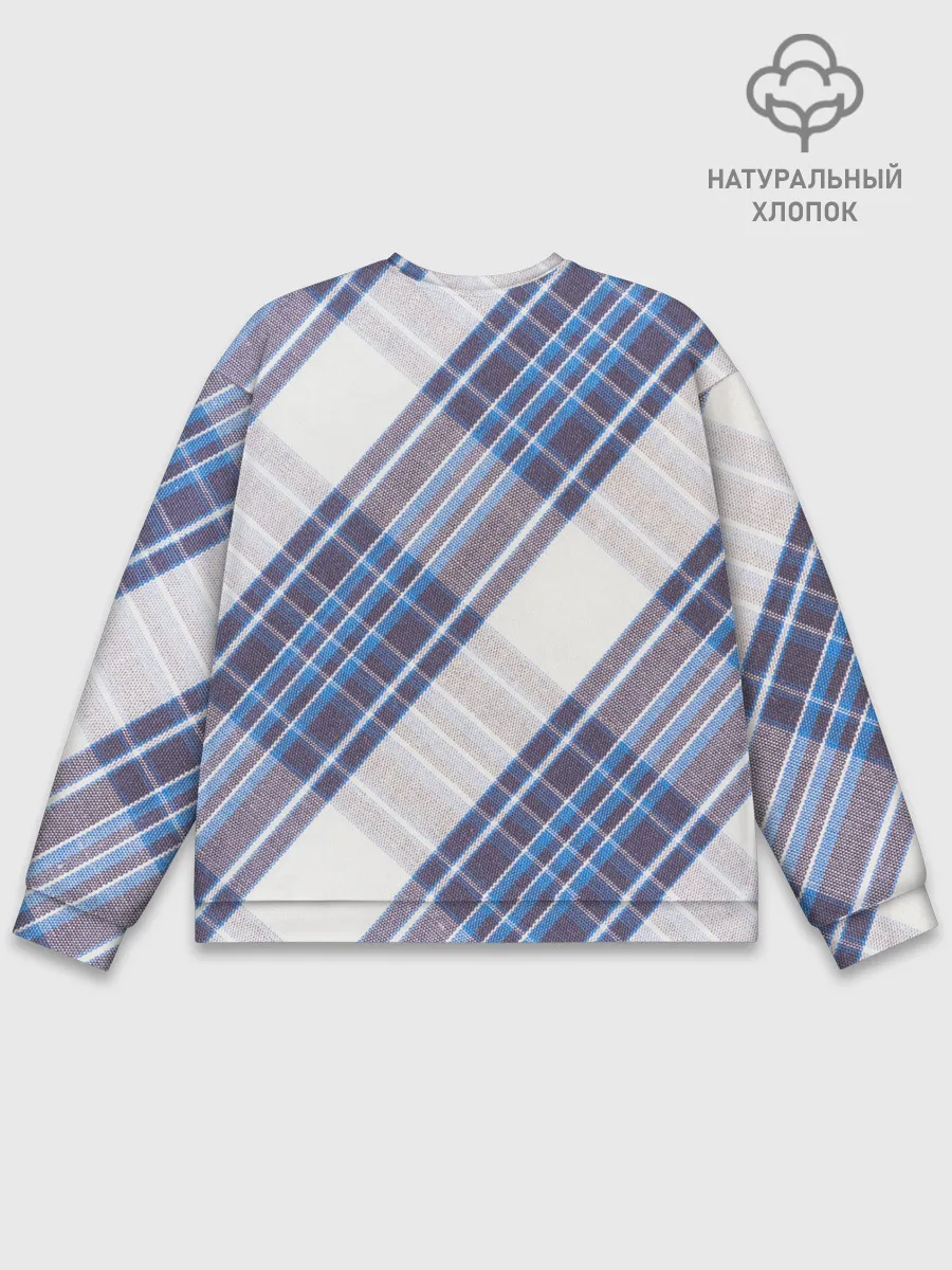 Мужской свитшот базовый / Шотландка | Scottish | Tartan