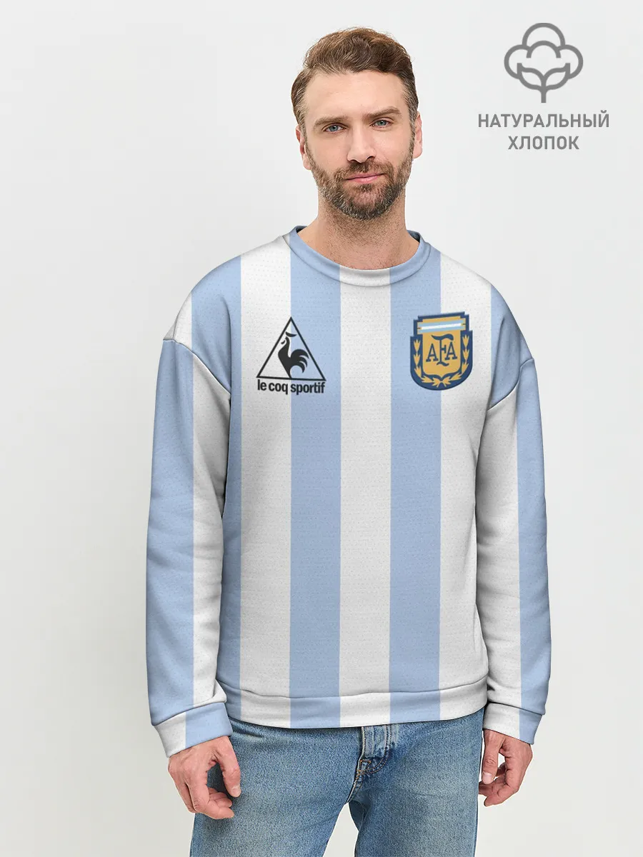 Мужской свитшот базовый / Diego Maradona 10