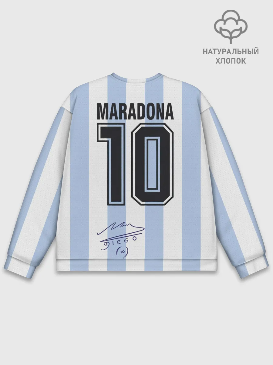 Мужской свитшот базовый / Diego Maradona 10