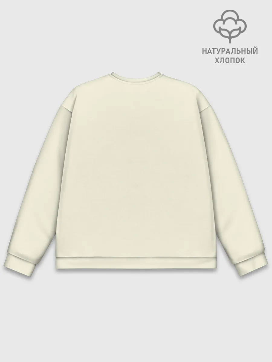 Мужской свитшот базовый / Тоторо охраняет лес