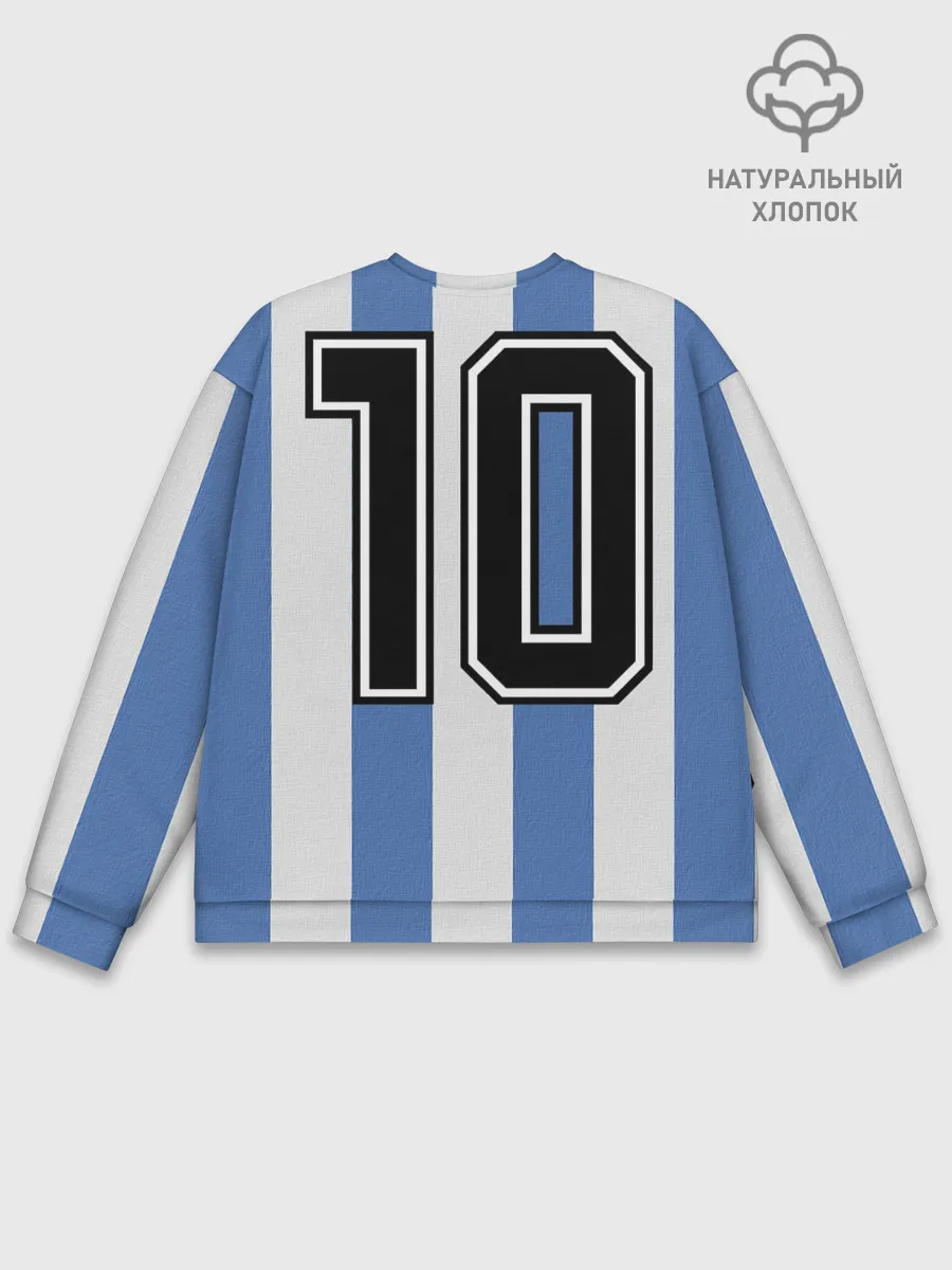 Мужской свитшот базовый / Диего Армандо Марадона D10S