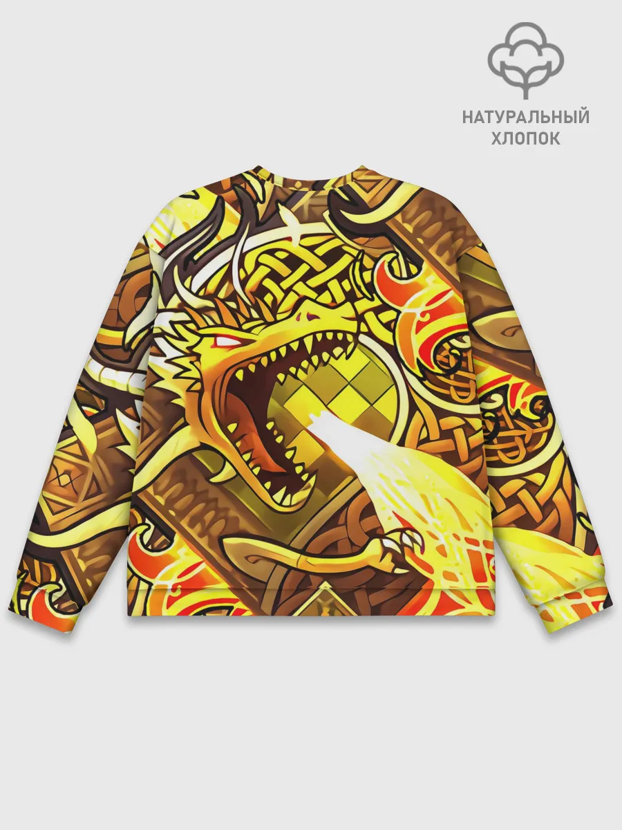 Мужской свитшот базовый / CS GO - DRAGON LORE | ИСТОРИЯ О ДРАКОНЕ