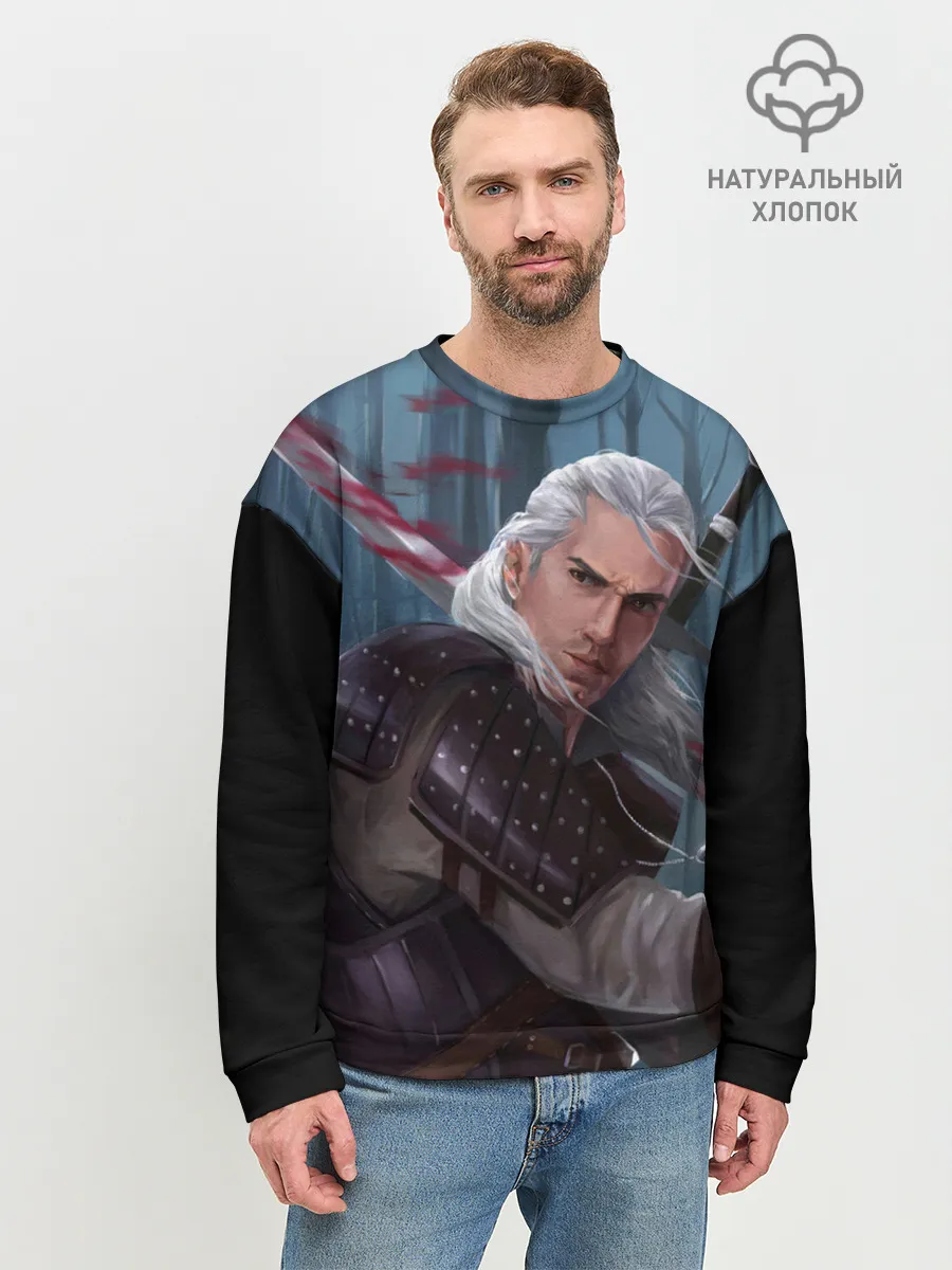Мужской свитшот базовый / Ведьмак 2