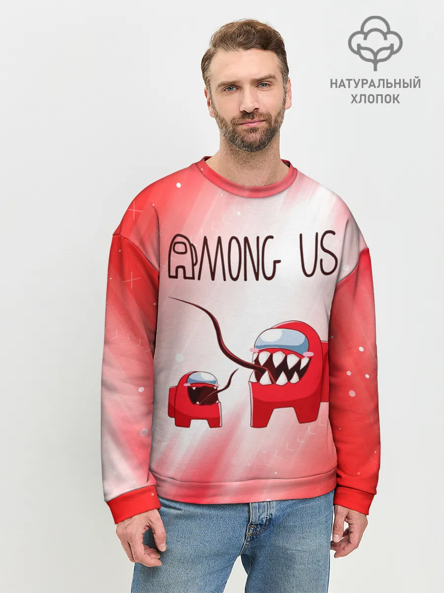Мужской свитшот базовый / AMONG US - Impostor + Mini