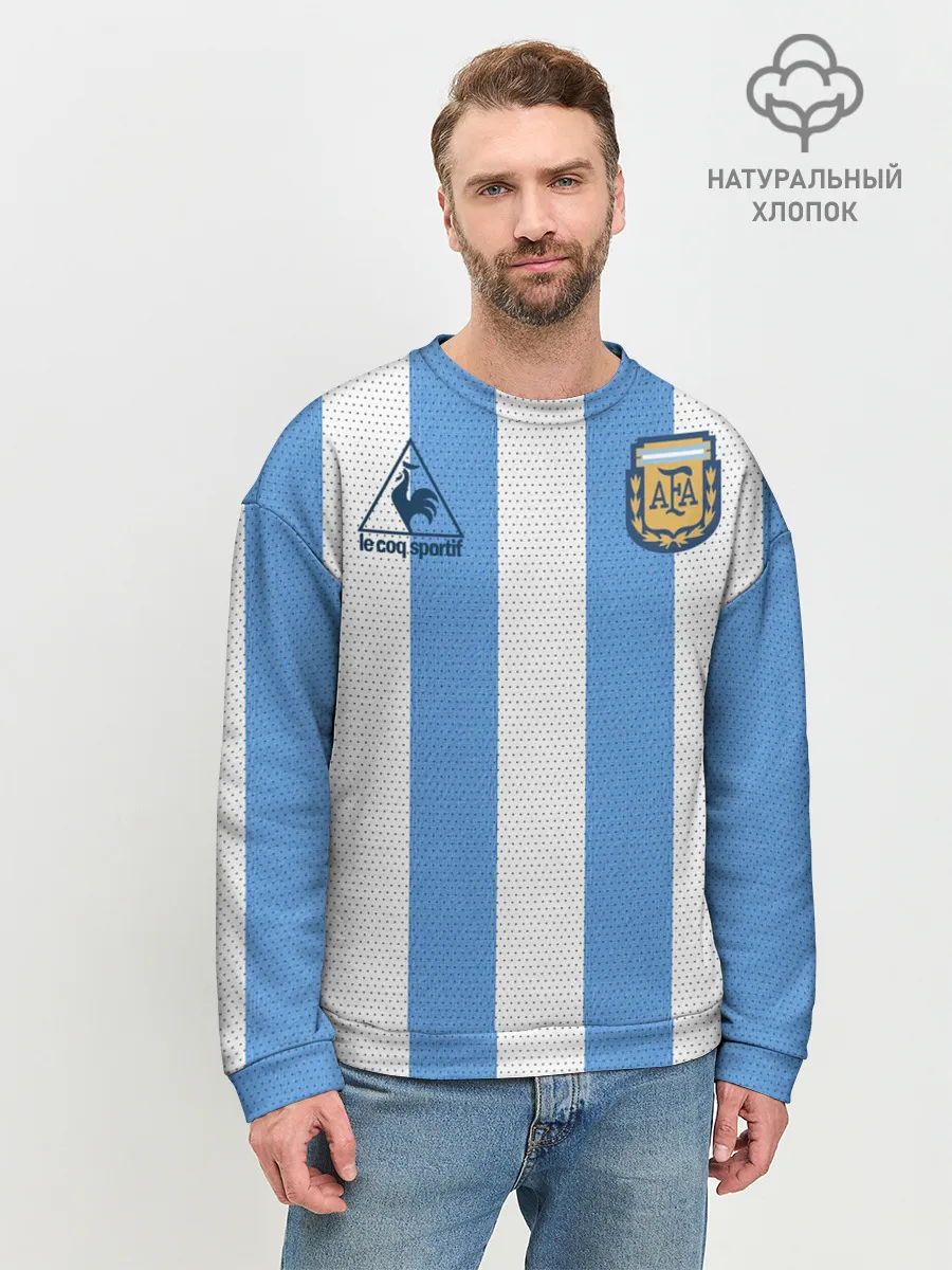 Мужской свитшот базовый / Джерси Марадоны с автографом