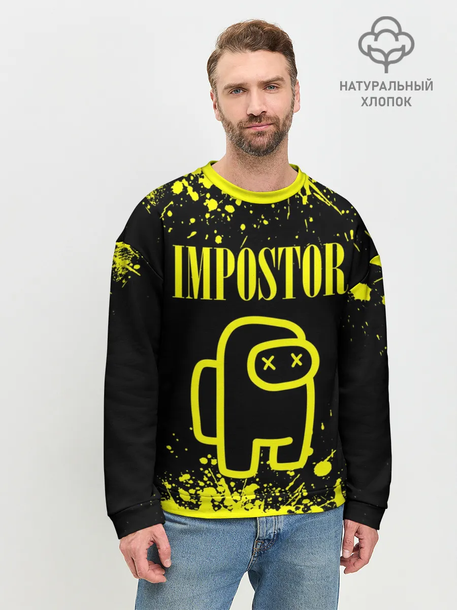Мужской свитшот базовый / AMONG US IMPOSTOR