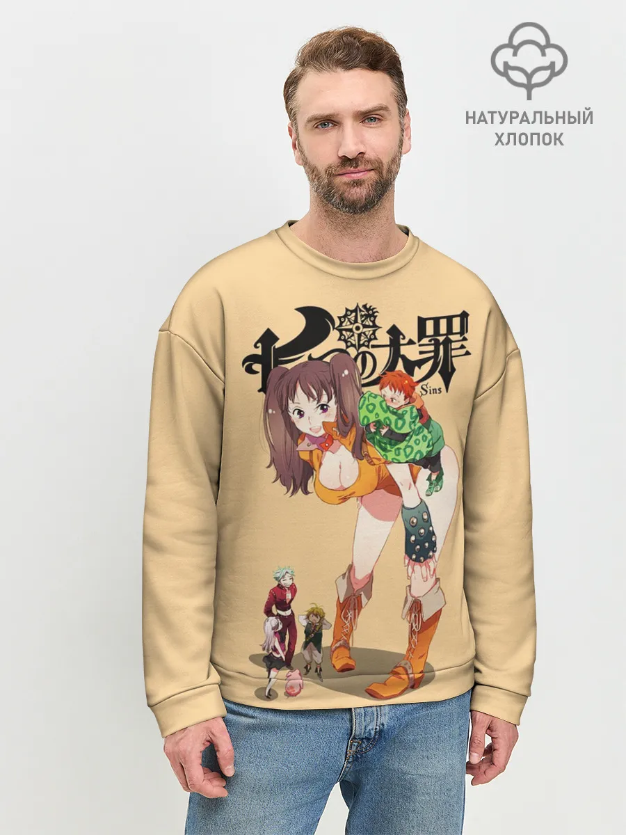 Мужской свитшот базовый / Nanatsu no Taizai грудь