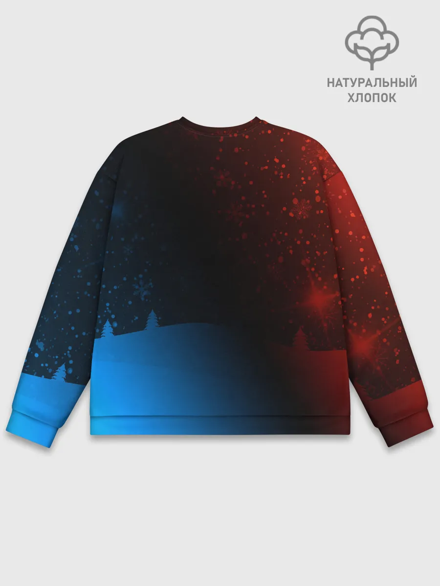 Мужской свитшот базовый / BMW - Снежный