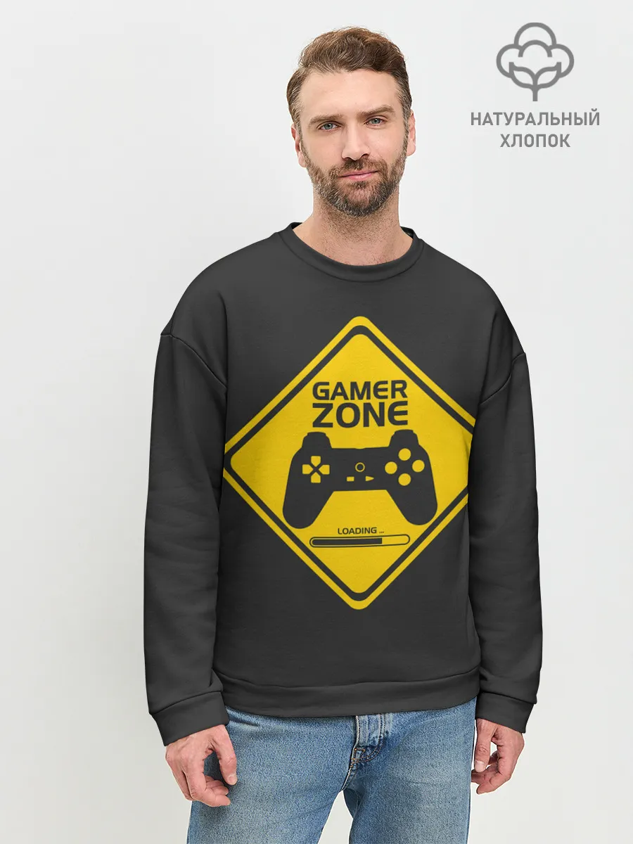 Мужской свитшот базовый / Gamer zone