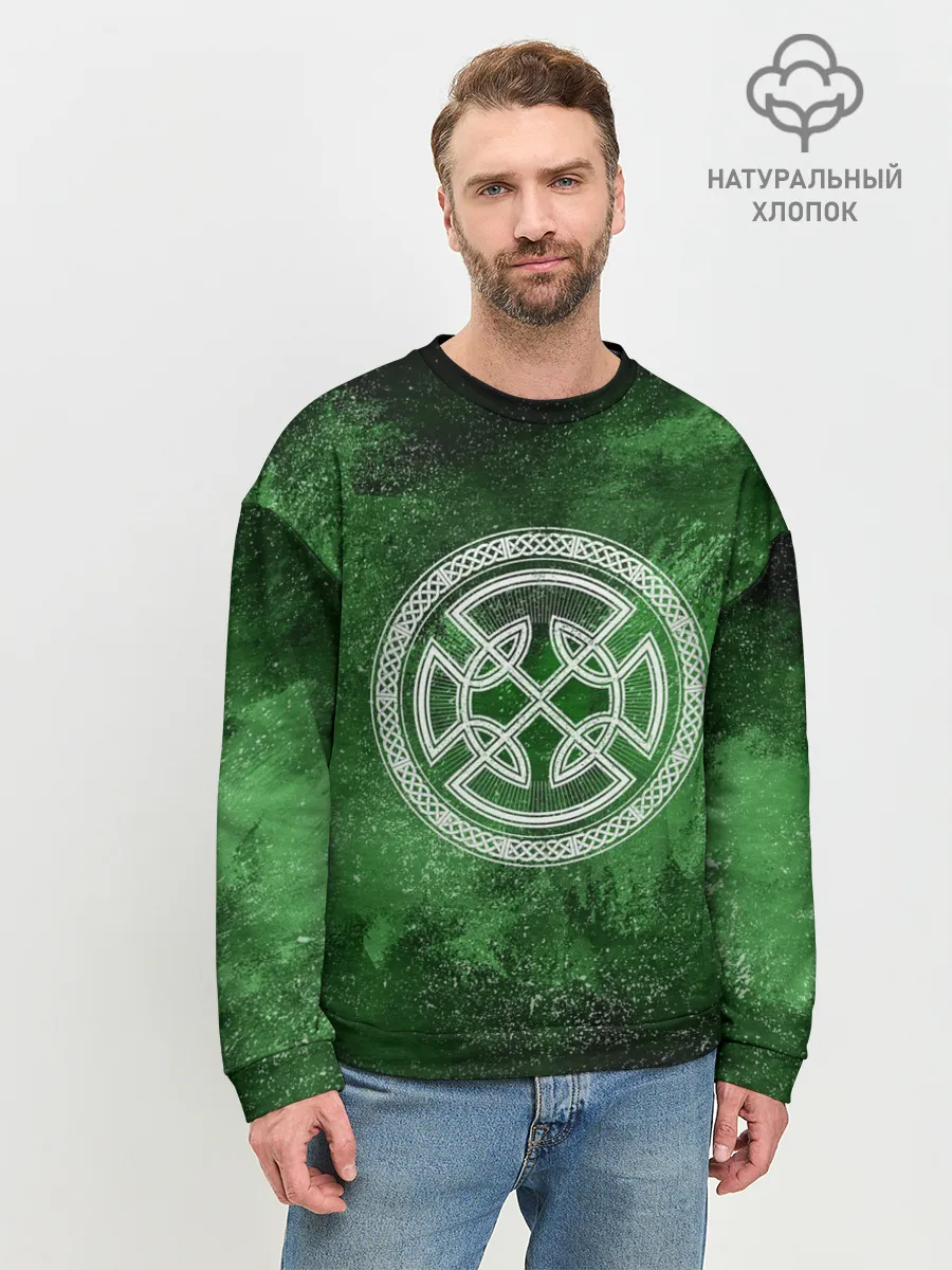 Мужской свитшот базовый / Кельтский Узел
