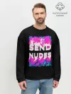 Мужской свитшот базовый / Send Nudes