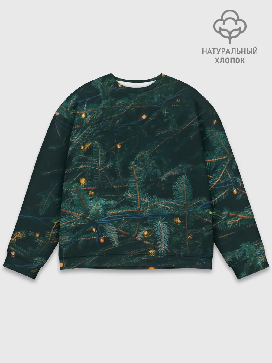 Мужской свитшот базовый / Елка