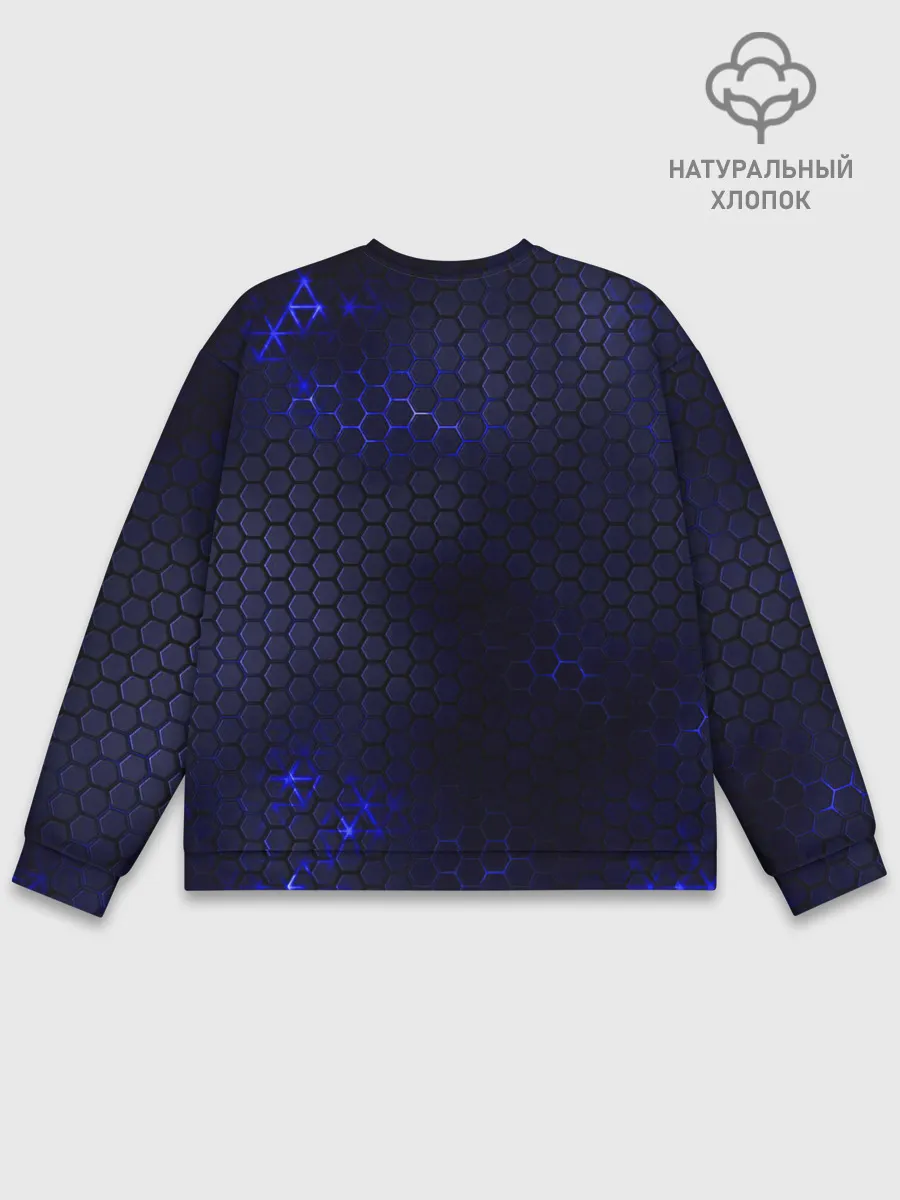 Мужской свитшот базовый / Among Us Imposter Blue.