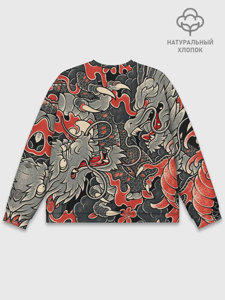 Мужской свитшот базовый / Самурай