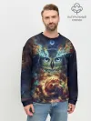 Мужской свитшот базовый / Сова Космос