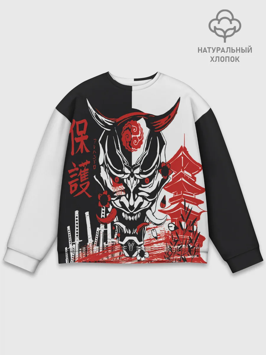 Мужской свитшот базовый / Самурай Samurai