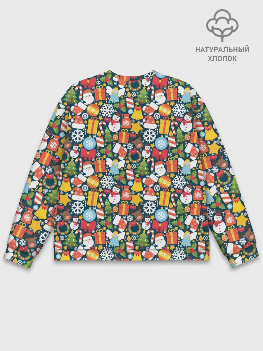 Мужской свитшот базовый / Новый Год