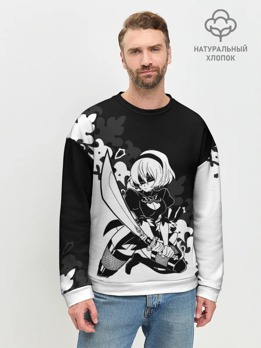 Мужской свитшот базовый / NIER AUTOMATA